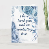 Feast of St. Valentine Blessings Scripture Quote Kaart (Voorkant)