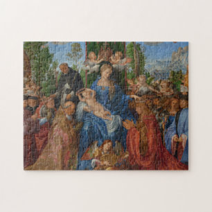 Feast van het Roos Garlands, 1506 (olie op hout) Legpuzzel