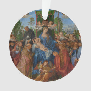Feast van het Roos Garlands, 1506 (olie op hout) Ornament