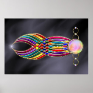 Feast van joodse afdrukken poster