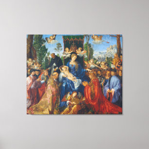 Feast van Roos Garlands Canvas Afdruk