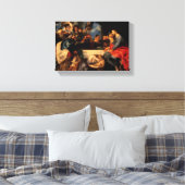 Feast van Simon & Mary Magdalene op Jezus voeten Canvas Afdruk (Insitu (Slaapkamer))