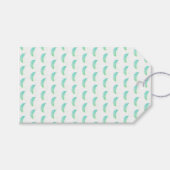 Feather blown by the wind cadeaulabel (Voorkant (Horizontaal))