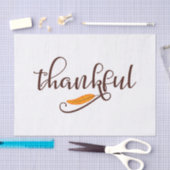 Feather Boho Native Thankful Typografie Tissuepapier (Craft)