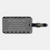 Feather Dragon Scales Bagagelabel (Achterkant horizontaal)