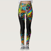 Feather Fun Pop Fashion Leggings (Devant)