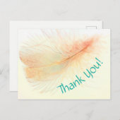 Feather Hartelijk dank Briefkaart (Voorkant / Achterkant)