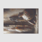 Feather Headdress & Tribal Pot Decoupage Tissuepapier (Voorkant)