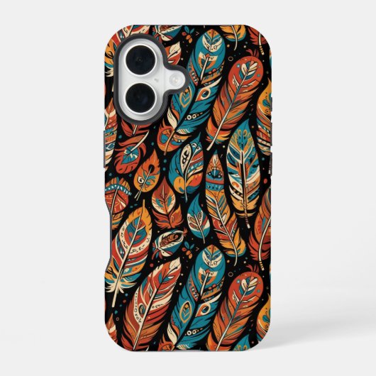 Feather iPhone Case 16 Hoesje (Achterkant)