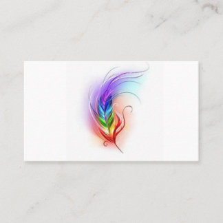 Feather-kaart Visitekaartje