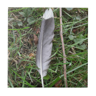 Feather keramische Tegel Tegeltje