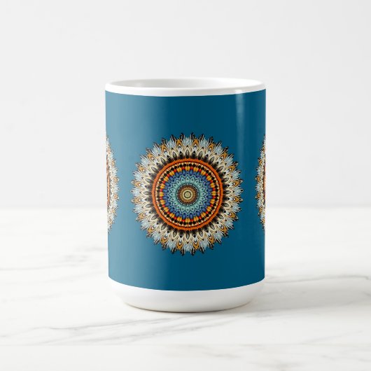 Feather Mandala  Mug (Centre)