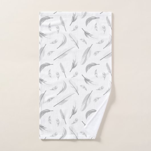 Feather pattern bad handdoek (Handdoek)