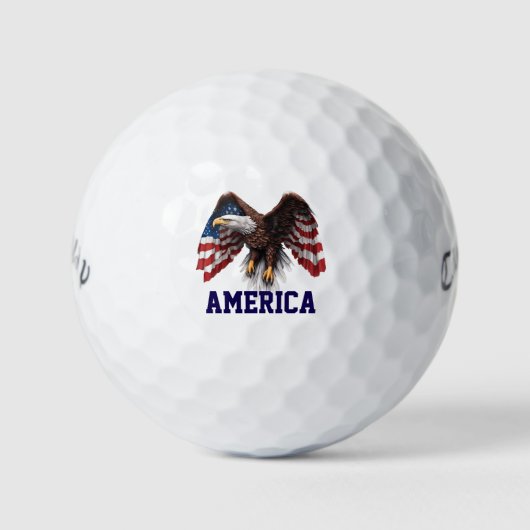 Feather Pride American Eagle Golfballen (Voorkant)
