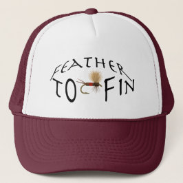 Feather to Fin Fly Fishing Monogram Trucker Pet