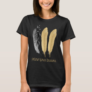 Feather, VOLG JE DROMEN Pullover Hoodie