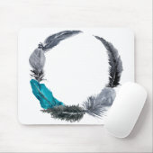 Feather Wreath Muismat (Met muis)