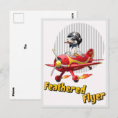 " FEATHERED FLYER " BRIEFKAART (Voorkant / Achterkant)