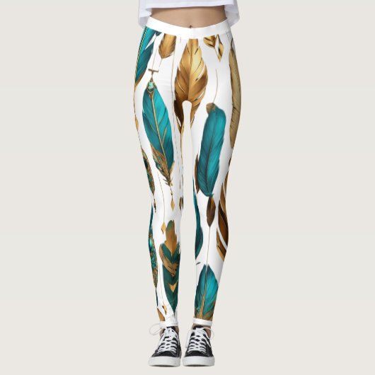Featherfall T - shirts - Grace in Motion Leggings (Voorkant)
