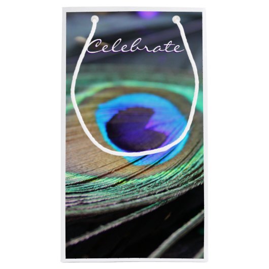 Featherpartij voor aangepaste cadeautas van Bright (Achterkant)