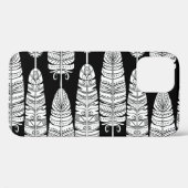 Feathers boho: zwart-wit patroon Case-Mate iPhone case (Achterkant (horizontaal))