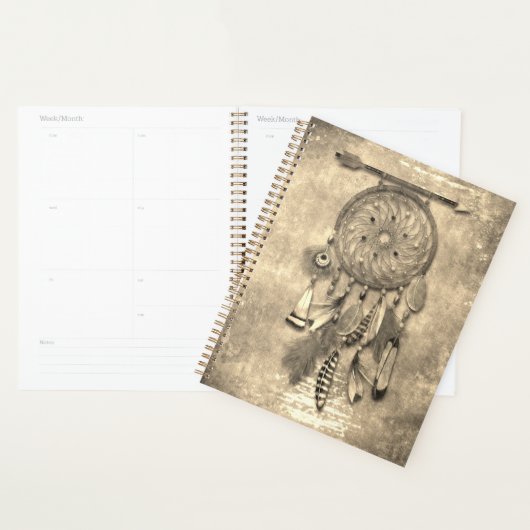 Feathers Dreamcatcher | Boho Grunge Style (Devant avec enveloppe)