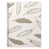 Feathers Falling Journal - Glitter Notitieboek (Voorkant)