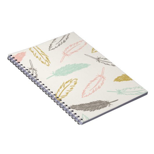 Feathers Falling Journal - Ivoor Notitieboek (Rechterzijde)