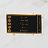 Feathers Luxury Modern Boho Collection Visitekaartje (Achterkant)