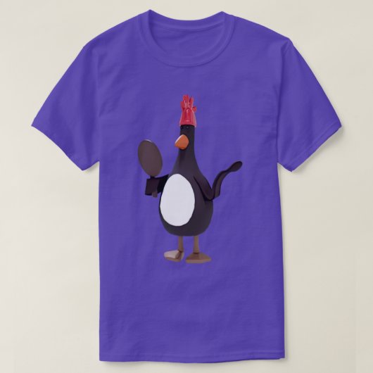 Feathers Mcgraw Mirror zo grappige kunst T-shirt (Design voorkant)