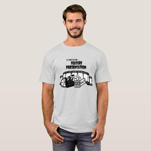 'Feature Presentation' Grafisch T-shirt (Voorkant volledig)