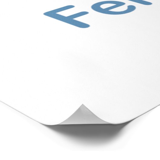 Feb 14e reuzenrad Dag Poster (Hoek)