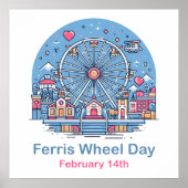 Feb 14e reuzenrad Dag Poster (Voorkant)