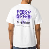 FEB 29 T-Shirt (Achterkant)
