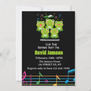 Feb 29th Leap Day, het is mijn verjaardag schrikke Kaart