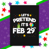 Feb 29th Leap Day Laten we doen alsof schrikkeljaa Kaart