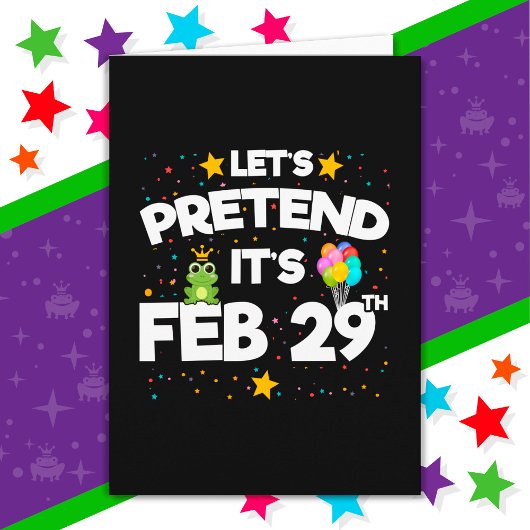 Feb 29th Leap Day Laten we doen alsof schrikkeljaa Kaart