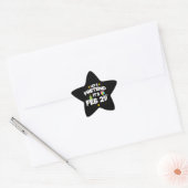 Feb 29th Leap Day Laten we doen alsof schrikkeljaa Ster Sticker (Envelop)