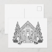Feb House Feestdagenkaart (Voorkant / Achterkant)