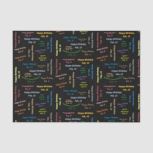 Februari, 15 de Weefselpapier van de Dag Tissuepapier