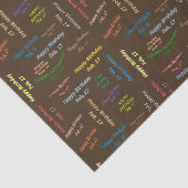 Februari, 17 het Weefselpapier van de Dag Tissuepapier (Detail)