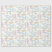 Februari, 17 Zaterdag Gift Wrapping Paper Cadeaupapier (Vlak)