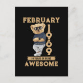 februari 1969 54 jaar Geweldige Briefkaart (Voorkant)