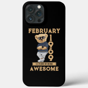 februari 1969 54 jaar Geweldige iPhone 13 Pro Max Hoesje