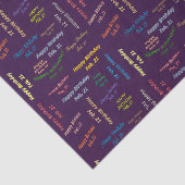 Februari, 21 het Weefseldocument van de Dag Tissuepapier (Detail)