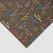 Februari, 24 het Weefseldocument van de Dag Tissuepapier (Detail)