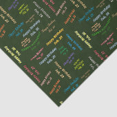 Februari, 28 het Weefseldocument van de Dag van de Tissuepapier (Detail)