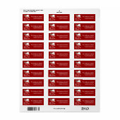 Februari Angel van de Etiketten van het Adres van  (Full Sheet)