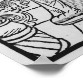 Februari, binnenplaats, Aquarius Poster (Hoek)