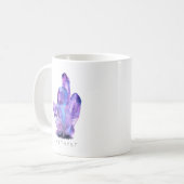 Februari Birthstone - Amethyst Waterverf | Mok (Voorkant links)